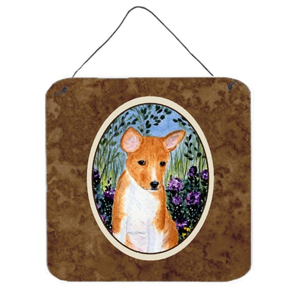 Micasa Basenji Aluminium Metal Wall Or Door Hanging Prints 6 x 6 In. MI236190